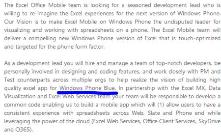 windows phone blue