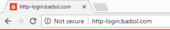 Chrome 56 отобразит это предупреждение для любого поля пароля / кредитной карты, загруженного через HTTP